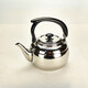 Shadow thickened stainless steel hotel teapot restaurant hotel teapot black classical small tea pot induction cooker kettle thickened stainless steel color teapot without filter with detergent 1.2L 1L or more