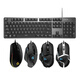 Logitech K845 Mechanische Tastatur und Maus-Set G502 Maus E-Sport-Gaming-Laptop-Desktop G102 K845 Blauwelle + G502X Wired Schwarz + Tischpad (Set)