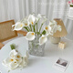 Pu Calla Lily Simulierte Blumenbraut Halten Blumen Hochzeitsfotografie Ornamente Home Dekoration Simulation Blumen Geschenkband 20 weiße Calla Lilie