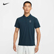 耐克（NIKE）网球服上衣POLO衫男夏季新款运动短袖翻领T恤 深海蓝FZ6908-478 XL