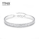 TTMIX platinum bracelet pt950 platinum bracelet platinum bracelet fashionable high-end platinum bracelet for girlfriend 13.3-13.5g