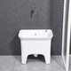 Lefit (lfte) bathroom ceramic mop pool balcony mop trough household Taiwan-controlled large, medium and small mop basin courtyard mop pool 932 Taiwan-controlled drain delivery to home