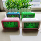 Extra loud voice timer for elderly people, blind people, and alarm clock, bedside student charging alarm clock, charging electronic luminous time 9906 pink - battery model + 40 No. 7 carbon electric
