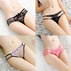 
Yan Beiwei modal sexy lace underwear for women, hollow markless large size new low-waist thin thong briefs 922 black 239 black 234 black 983 black 4 strips M [80-110Jin [Jin equals 0.5 kg]]