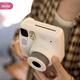 Fuji instax miniSE instant imaging camera travel smart photo gift white package 3 official content + 20 white borders + photo album + drawstring pocket + silicone case