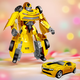 Pu lian Juguetes transformados para niños Big Gift Box Robot Juego de juguetes Bumblebee God Qingtian Autobot Boy Gift 688-20 Doble Queen Bee Mask Set [Súper grande de regalo