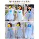 Remember Elsa Princess Dress Autumn and Winter New Frozen Elsa Girls Dress Children's Skirt New Year Dress Elsa Sweater Blue 120 (recommended height 110-120cm)