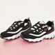 斯凯奇（Skechers）女子复古刺绣老爹鞋绒里保暖厚底熊猫鞋休闲运动鞋66666325 浅粉色/11977-LTPK 35