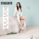 Sijiatu [тот же стиль, что и Yang Mi] 2025 New Burano Lace Island High High High High Heald Swed Swed Shoes Single Sandal