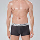 冰丝【Calvin Klein 平替】平角透气内裤男士网孔四角短裤头 Y688CK 黑色+深蓝+深灰+浅灰 3XL 推荐170-200斤