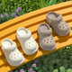 Chaussures de trous pour garçons et filles en été nouveau style pour les glissades de slippers à semelles épaisses et légères de style parent de style parent