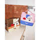 Tagi.<Haha> Puppy Warm and Cute Storage Bag Cosmetic Bag Portable Storage Bag-Citrus Chocolate