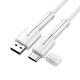 Liantuo protective cover Type-C+USB silicone charging cable anti-breakage cable winder snap connector Apple Android charger cable management head anti-breakage universal