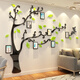 Acryl 3D dreidimensionaler Wandaufkleber Zeichnen Fernseher Hintergrund selbstredig Wohnzimmer Foto Wanddekoration Personalisierte Kreativität 3891 Fotobaum-Weiß extra groß