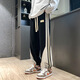 Chang Luzhu 2025 boy spring and autumn style casual long pants handsome teenager sports pants junior high school high school children trendy hoodies CK653 black (spring and autumn style) quality assurance M (80-110Jin [Jin equals about 0.5 kg])