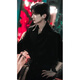 Zhixing Black Long à manches à manches de glace de glace de glace cool bai jingting Sangyan même style chatte costume inner veste mince 2 pièces [chemise longue + pantalon noir] xl [Convient pour 120-145 Jin [Jin est égal à 0,5 kg]]]