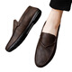 Calcula / Keen British Style Working Sole Sole imperméable décontracté brun léger léger garçons adorables Chaussures de haricots Chaussures pour hommes Business D829 Black 40