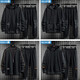 Chapitre cool (Kuzhang) Sweat-shirt gras ensemble Sweat Men's Spring and Automne Style plus grande taille à la mode et beau correspondant à un ensemble de vêtements de travail TZ3291 Black 12xl M90-120Jin [Jin est égal à 0,5 kg]