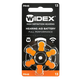 美立声唯听widex助听器电池用原装纽扣电子配件A13 A10 A312 A675 唯听#A13(1版6粒)