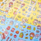 Patterns without repeating hand account stickers children's girls stickers hand account long stickers girl heart Korean version tape DIY Guka children's decorations students toys cane material hand account waterproof stickers - 2 packs - 40 pieces