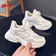 
[80% new] Warrior (Warrior) children's shoes girls' sneakers summer mesh breathable campus soft sole white shoes WZ (CL)-1049 white 29