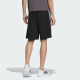 阿迪达斯 （adidas）男裤运动裤宽松舒适透气针织休闲短裤KC3897 黑色  XL 