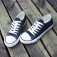 
European Pastoral couple canvas shoes for men 2025 summer new low top casual sports shoes for men trendy and versatile (PJ) 6621 blue 38