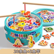 Rsrddy infantil pesca juguete magnet para bebés desarrollo de inteligencia mejorado enfoque la educación temprana 'los niños regalan 30 barriles magnéticos + 4 rompecabezas de tráfico