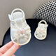 
Midur summer girls' sandals 0-1 year old soft sole toddler shoes baby sandals breathable non-slip princess style front shoes 8 pink (summer sandals - pink neon knot) 11.5 M inner length 11.5 cm recommended for May-October