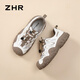 Chaussures de randonnée zhr pour femmes chaussures de suivi de ruisseau léger de sports de ruisseau léger pour femmes pour femmes épisser les chaussures pour femmes g683 riz brun 37