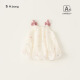 Falta de verano de niñas Singido de la flor de la flor de los niños Tesoro de la falda del reverso del tesoro XQ14223 beige 100