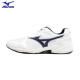 美津浓（MIZUNO）男女SCHOOL透气网面减震防滑复古休闲鞋跑步鞋 29KV13062白色/红色 36.5 230