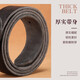 Jeep (Jeep) Courteille de chute de vache, ceinture de jeunesse en cuir authentique pour hommes, boucle de goupille décontractée, ceinture de jeans artisanale pur pour hommes 1047 [boucle de bronze rétro] Ceinture épaissie 120 cm