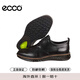 ECCO Men's Business Leather Shoes Wedding Casual Leather Shoes 836404 01001 Black 42