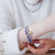 Chi Xing's new Chinese Tanzanite cut round beads multi-layer bracelets in ancient niche Xiaomi bead bracelet color gem handpieces adjustable women's bracelets