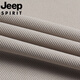 JEEP SPIRIT Jip Waffle Casual Set Men's Summer Teen Large Size Men's Sports Short Sleeve Shorts Two-Piece Set 829-Gray 2XL 160-180Jin[Jin equals 0.5 kg]