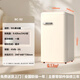 CHIGO first-level energy efficiency new European retro mini double-door refrigerator low energy consumption silent household small refrigerator living room rental dormitory moisture-proof refrigeration freezing energy saving 92 retro white single refrigeration only about one kilowatt hour in three days + light energy saving