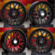 Yusenyi eignet sich für 16-Zoll-Mitsubishi Pajero V73 Modifizierte Chase H5 Cheetah Tank Navarra Offroad-Räder BJ40 Ringe 16 Zoll 6189-7148