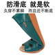 Woodpecker middle-aged women's shoes summer new soft leather large size fish mouth shoes for middle-aged and elderly people flat non-slip soft sole comfortable mom sandals military green 38