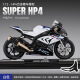 
Zhongmai Micro Simulation 1:12 VB12083 HP4 alloy car motorcycle model ornaments collection children's toy motorcycle gift HP4 alloy racing black