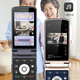 Gionee Z15 one-click WeChat Douyin Kuaishou video smart flip full Netcom mobile phone for the elderly with large screen, big characters and loud sound, special for the elderly, three-proof, pure and ad-free, black