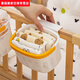 Cesta de la noche Bolsa para la cama para niños Baby Baby Tia -Tavel Box de almacenamiento Diapers de bebé Bolsa colgante Clip giratorio multifuncional [5 paquetes]