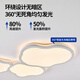 Tiffania Wohnzimmer Hauptlampe Wolken Deckenlampen-Creme-Stil Guangdong Zhongshan Lampe moderne einfache atmosphärische Schlafzimmer Ganzhauspaket Cy6628-1090 wurde mit der Mijia-App (weiß) verbunden