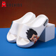 ABC KIDS children's sandals for boys and girls home flip flops for Ao Bing Nezha 8641 white 32-33