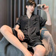 莫代尔2025新款冰.丝睡衣男士夏季天薄款短袖青少年宽松可外穿家居服套 凉感冰丝G723 L (建议身高170左右，体重100-