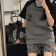 Opeodly Pyjamas Damens Sommer Kurzärärmelte Shorts Zweiteiler Set 2025 Neue Sommerstudent Cartoon Home Kleidung für Outdoor-Kleidung 684 Riemenbär 3xl [Empfohlen 150-172jin [Jin gleich 0,5 kg]]
