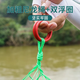 Open round folding fishing shrimp cage, fish net, lifting net, moving net, fishing net, lobster fishing, catching fish, throwing net, moving kite, SS double steel ring basin net--1.5M
