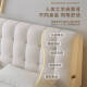 Yonghuan bedside cushion soft bag backrest without bedside backrest bag backrest pillow anti-collision velvet-cream white 1861cm or not. Please note whether there is a bedside header