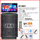 JBA outdoor high-power karaoke audio square dance with display screen video machine subwoofer live sound card school supermarket conference performance activities family KTV singing speaker 8821 upgraded 18-inch upgraded subwoofer + dual microphones