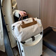Japanese travel bag women's large capacity fitness bag men's wet and dry sports bag hand luggage bag short-distance travel bag brown coffee